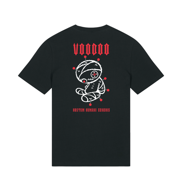 Black Printed T-shirt Back