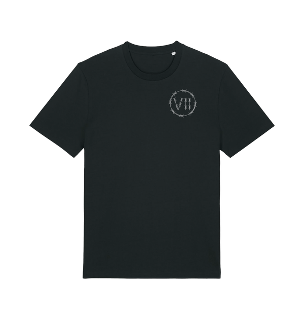 Black Printed T-shirt Front
