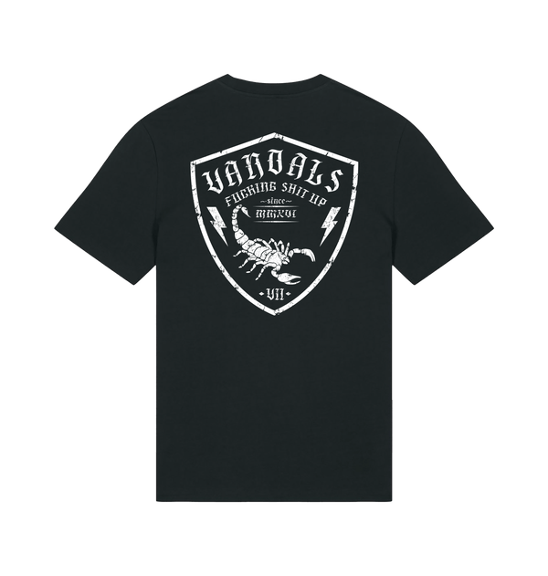 Black Printed T-shirt Back