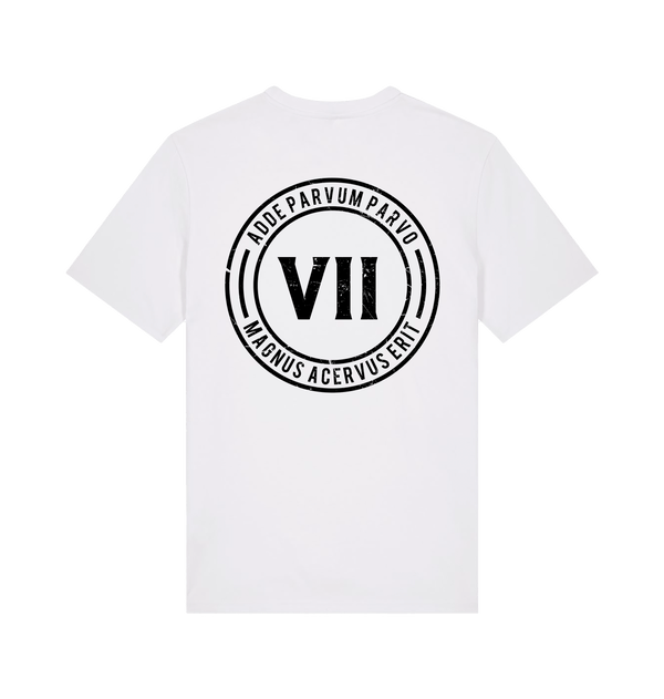 White Printed T-shirt Back