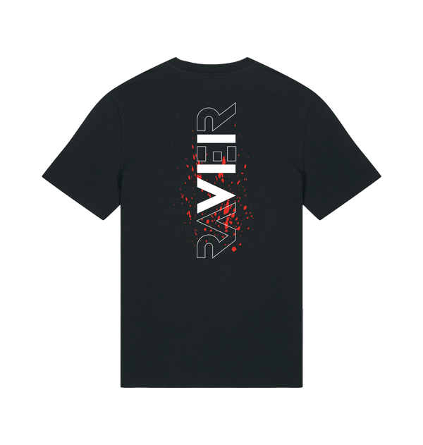 Black Printed T-shirt Back