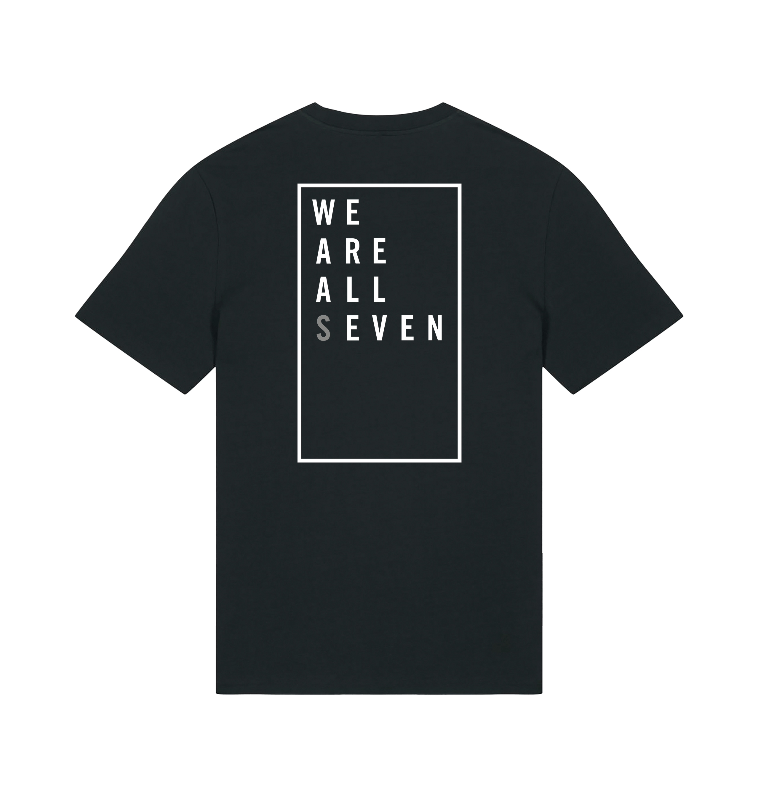 Black Printed T-shirt Back