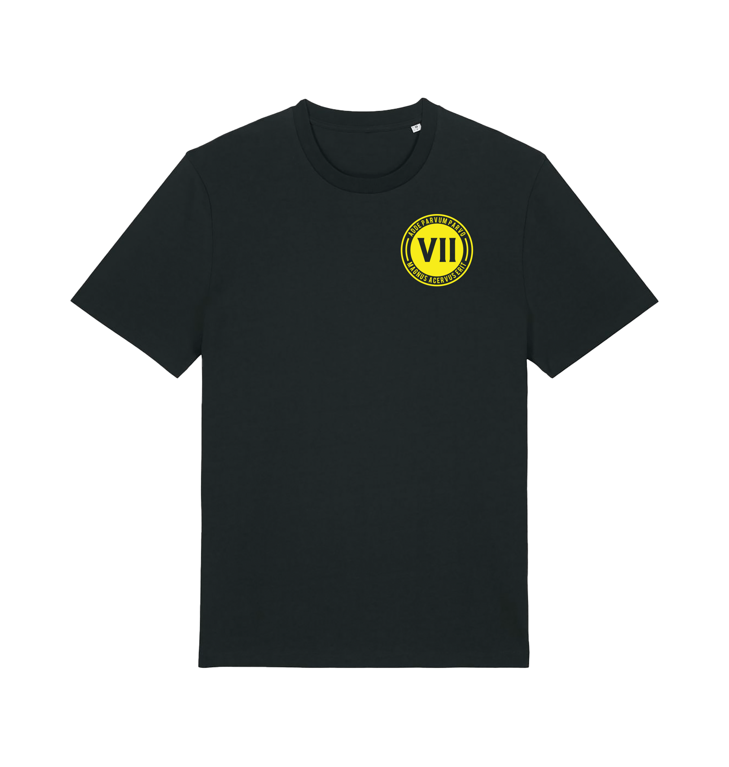 Black Printed T-shirt Front