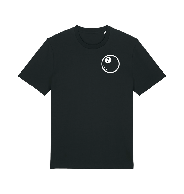 Black Printed T-shirt Front