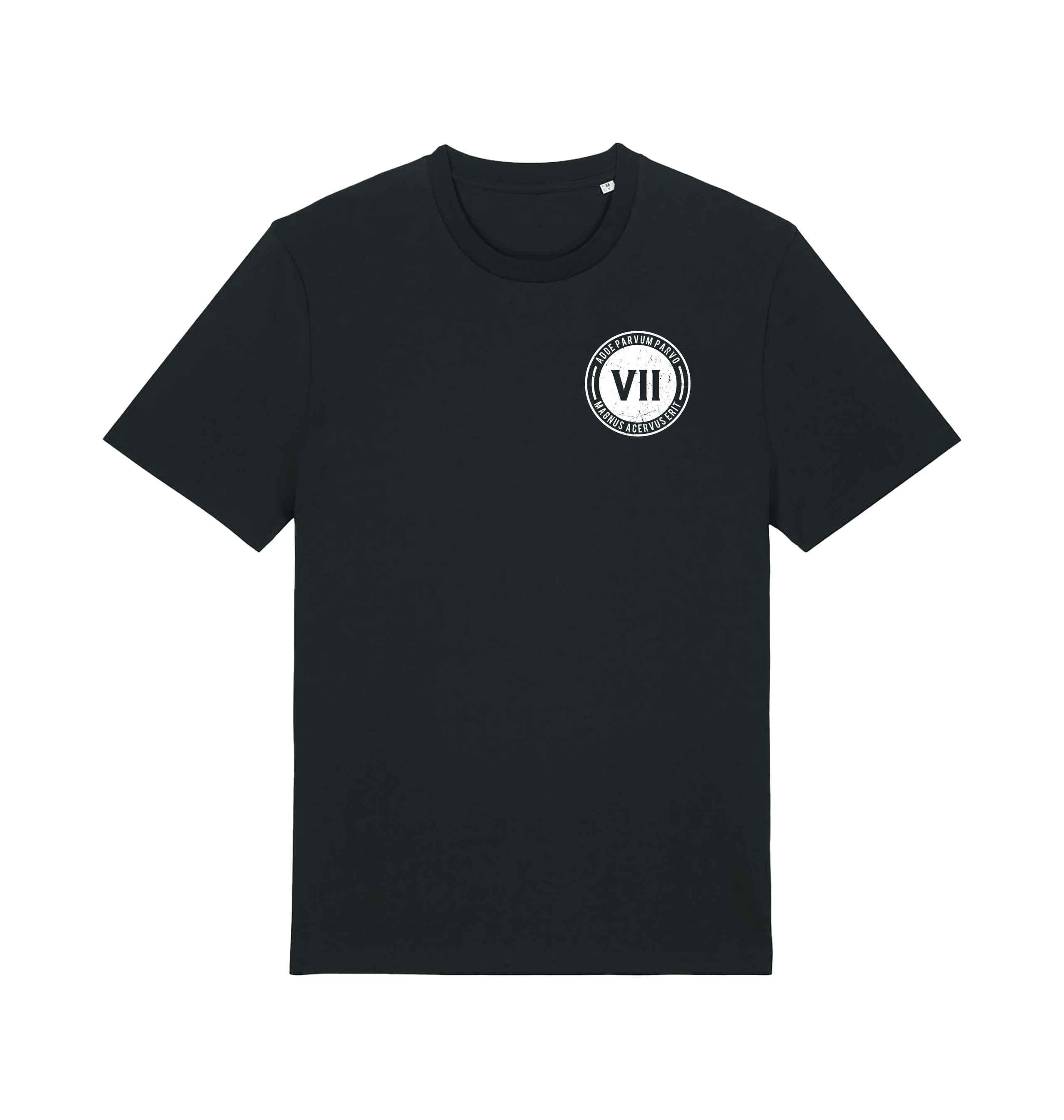Black Printed T-shirt Front