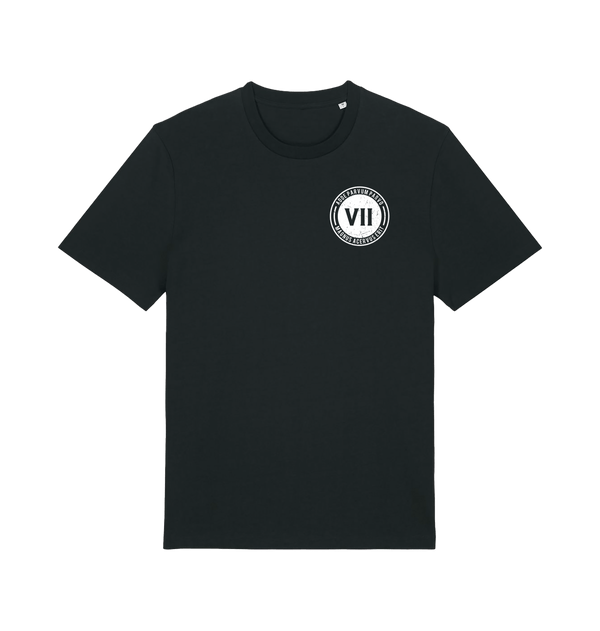 Black Printed T-shirt Front