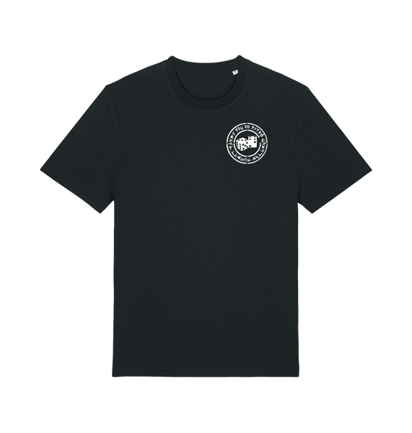 Black Printed T-shirt Front
