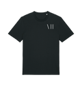 Black Printed T-shirt Front