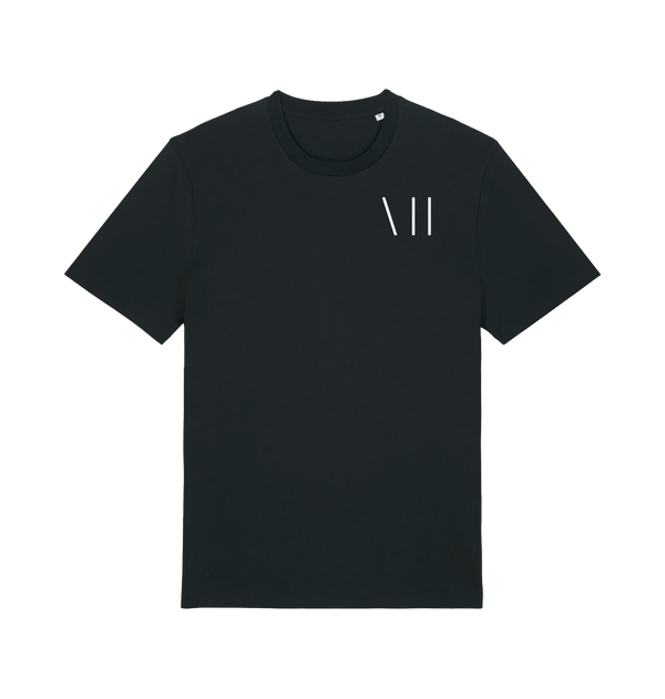 Black Printed T-shirt Front