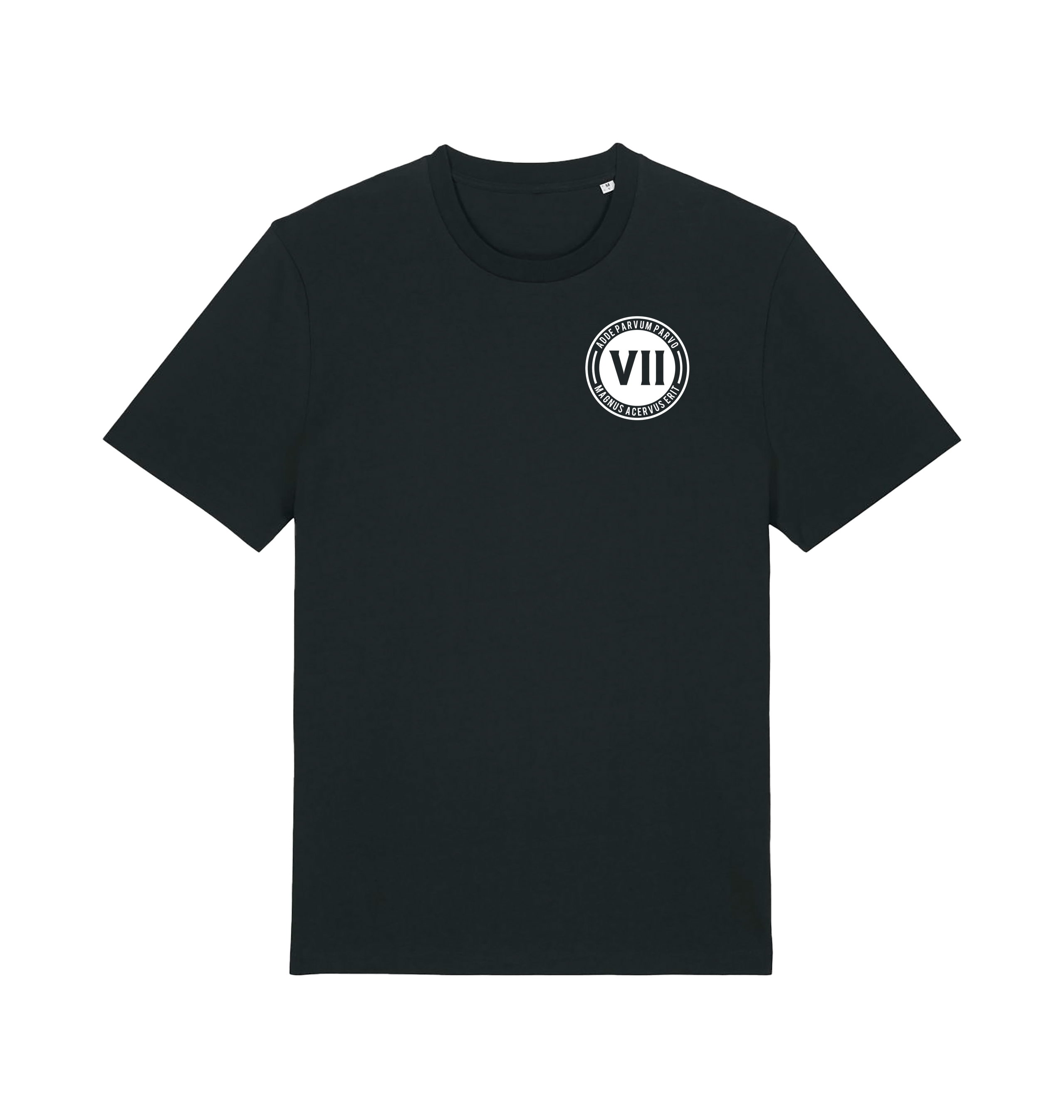 Black Printed T-shirt Front