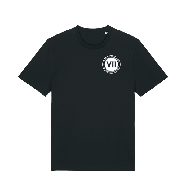 Black Printed T-shirt Front