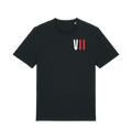 Black Printed T-shirt Front