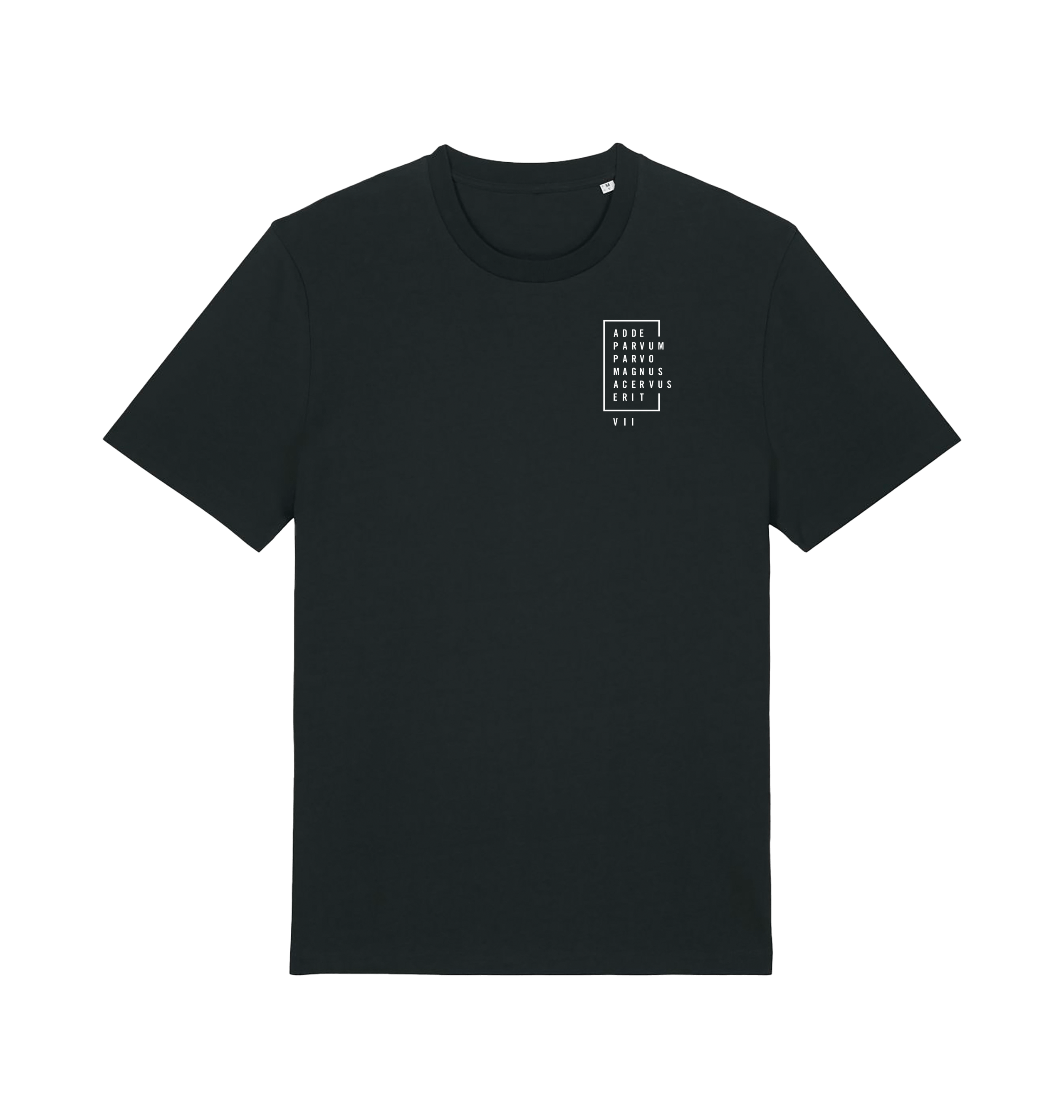 Black Printed T-shirt Front