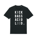 Black Printed T-shirt Front