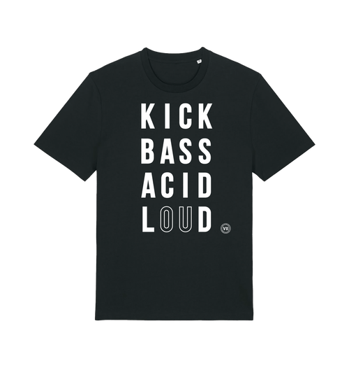 Black Printed T-shirt Front