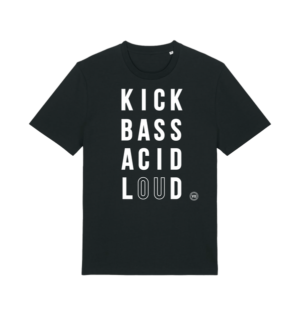 Black Printed T-shirt Front