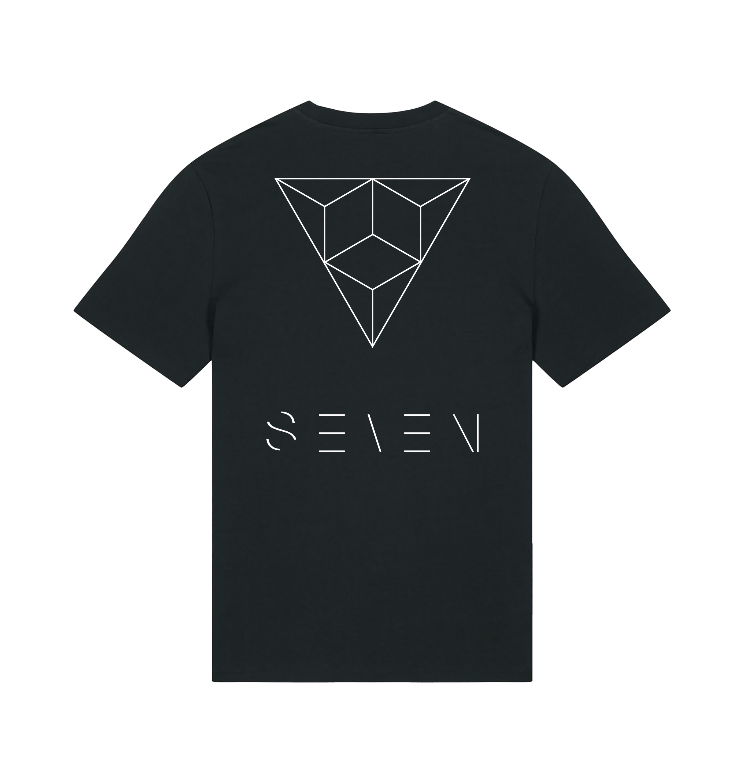 Black Printed T-shirt Back