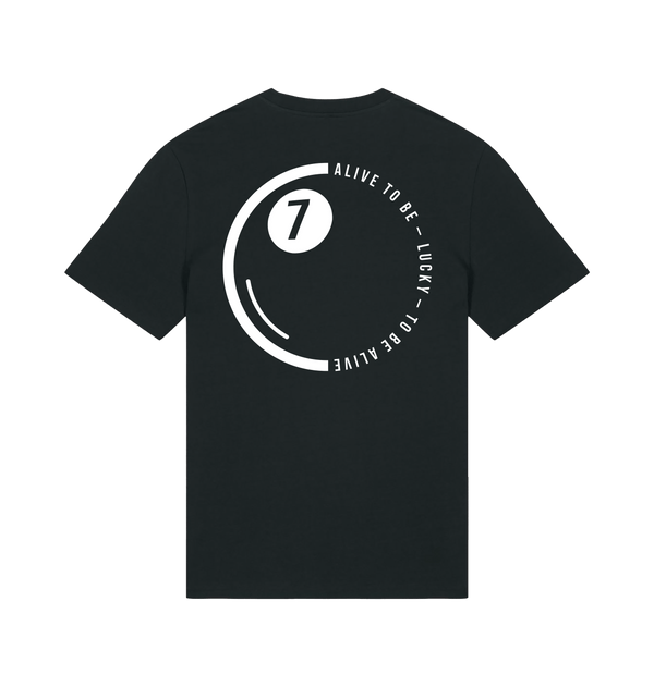 Black Printed T-shirt Back