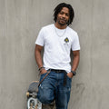 VII Crew aces unisex t shirt in white