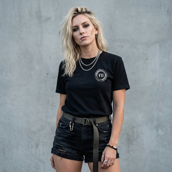 VII Crew mezcal unisex t shirt in black