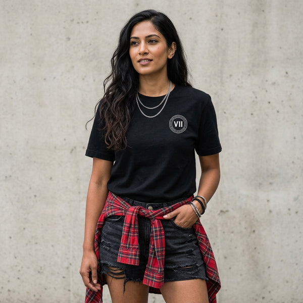 VII Crew volume II album unisex t shirt in black