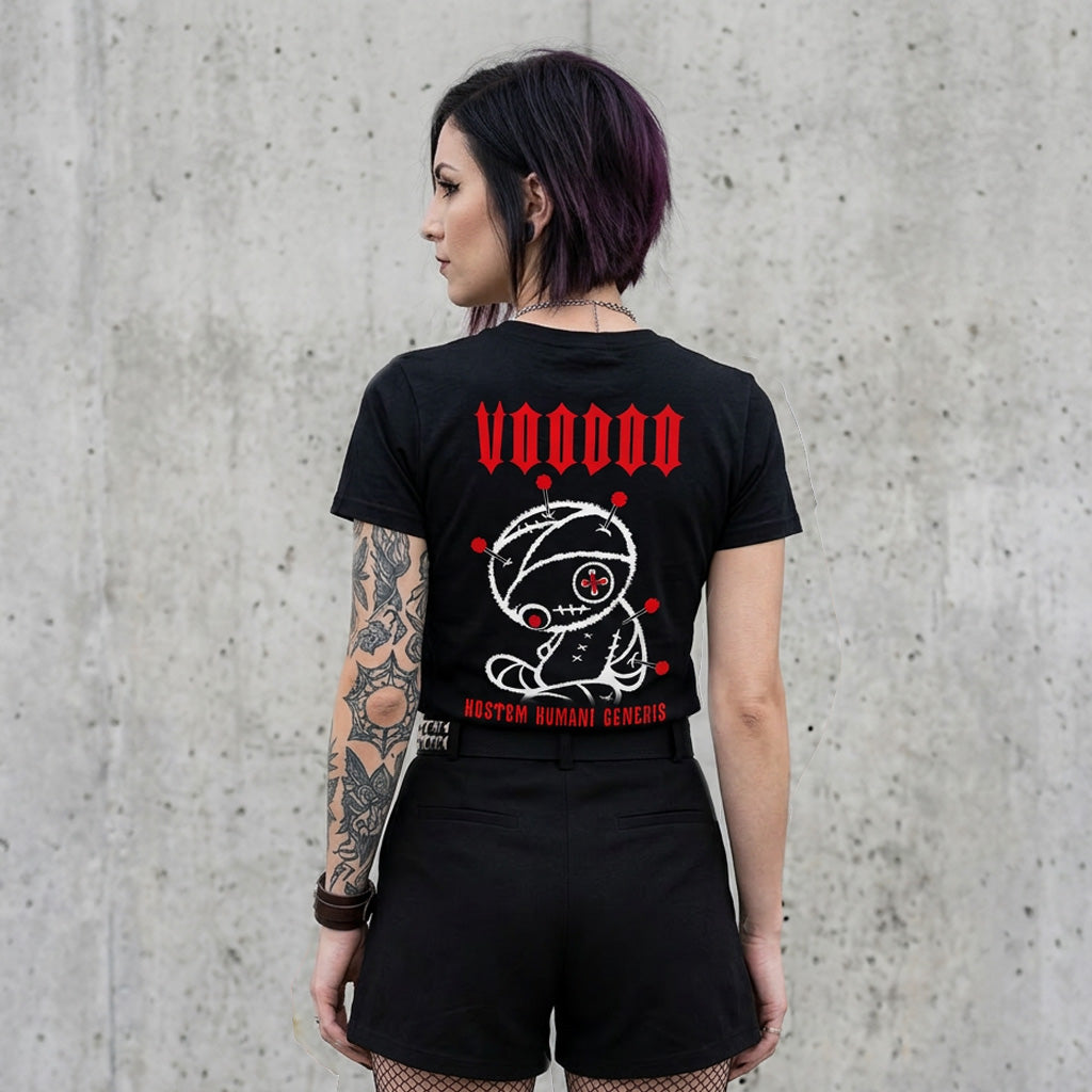VII Crew voodoo unisex t shirt in black
