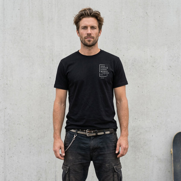 VII Crew we are all (s)even unisex t shirt in black