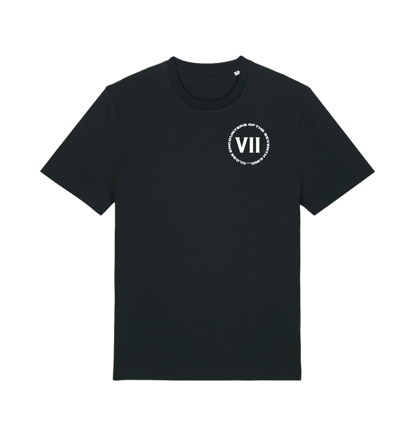 Black Printed T-shirt Front