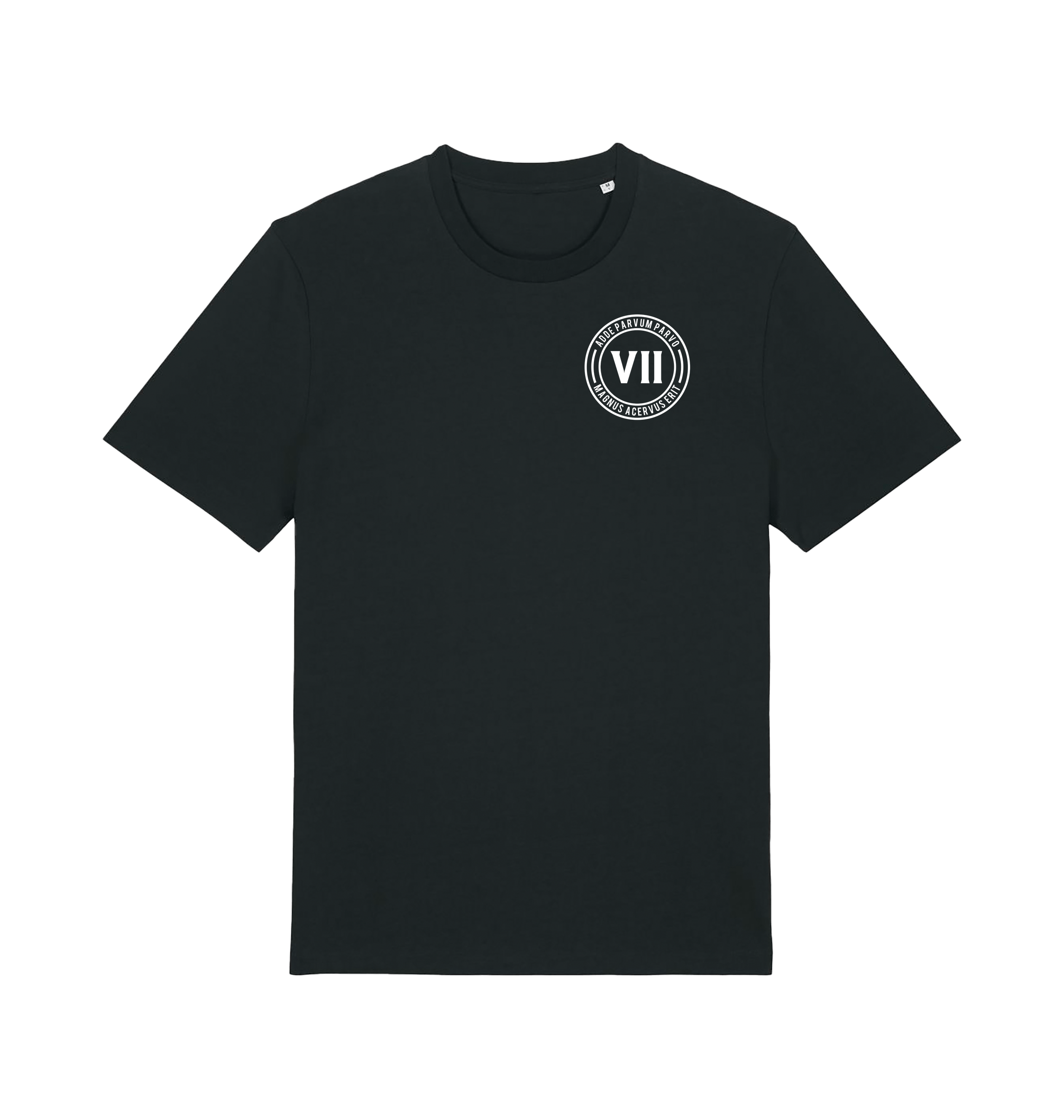 Black Printed T-shirt Front