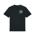 Black Printed T-shirt Front