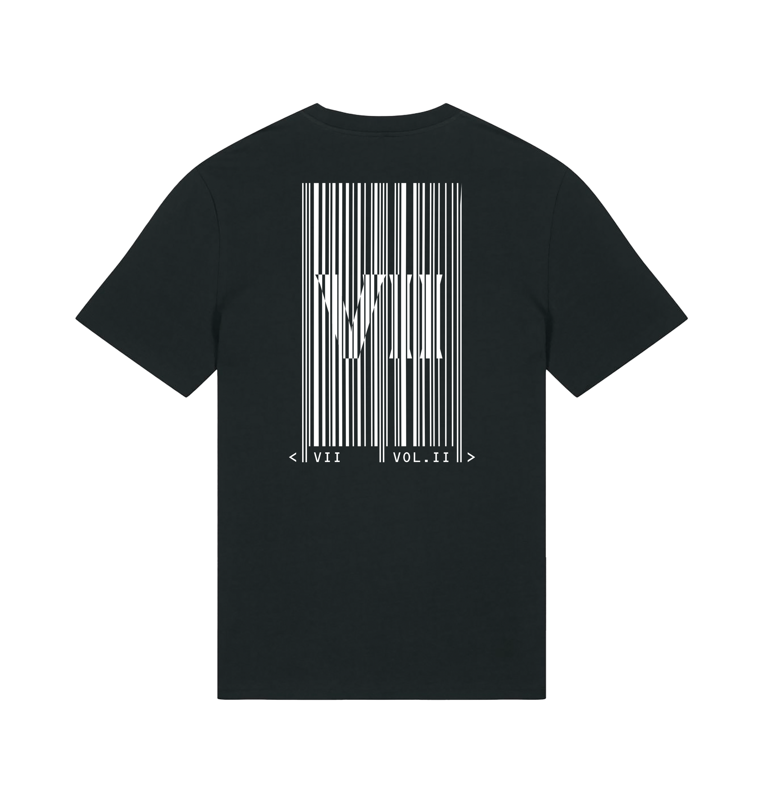 Black Printed T-shirt Back