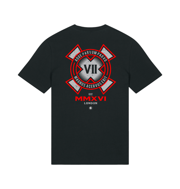 Black Printed T-shirt Back