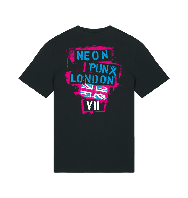 Black Printed T-shirt Back