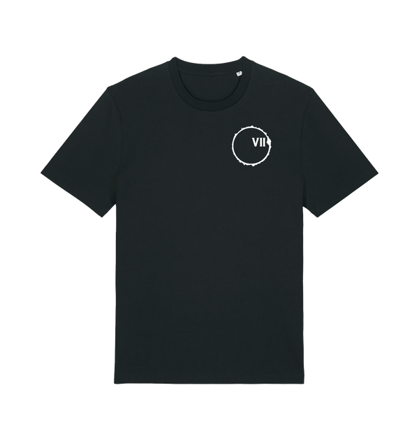 Black Printed T-shirt Front