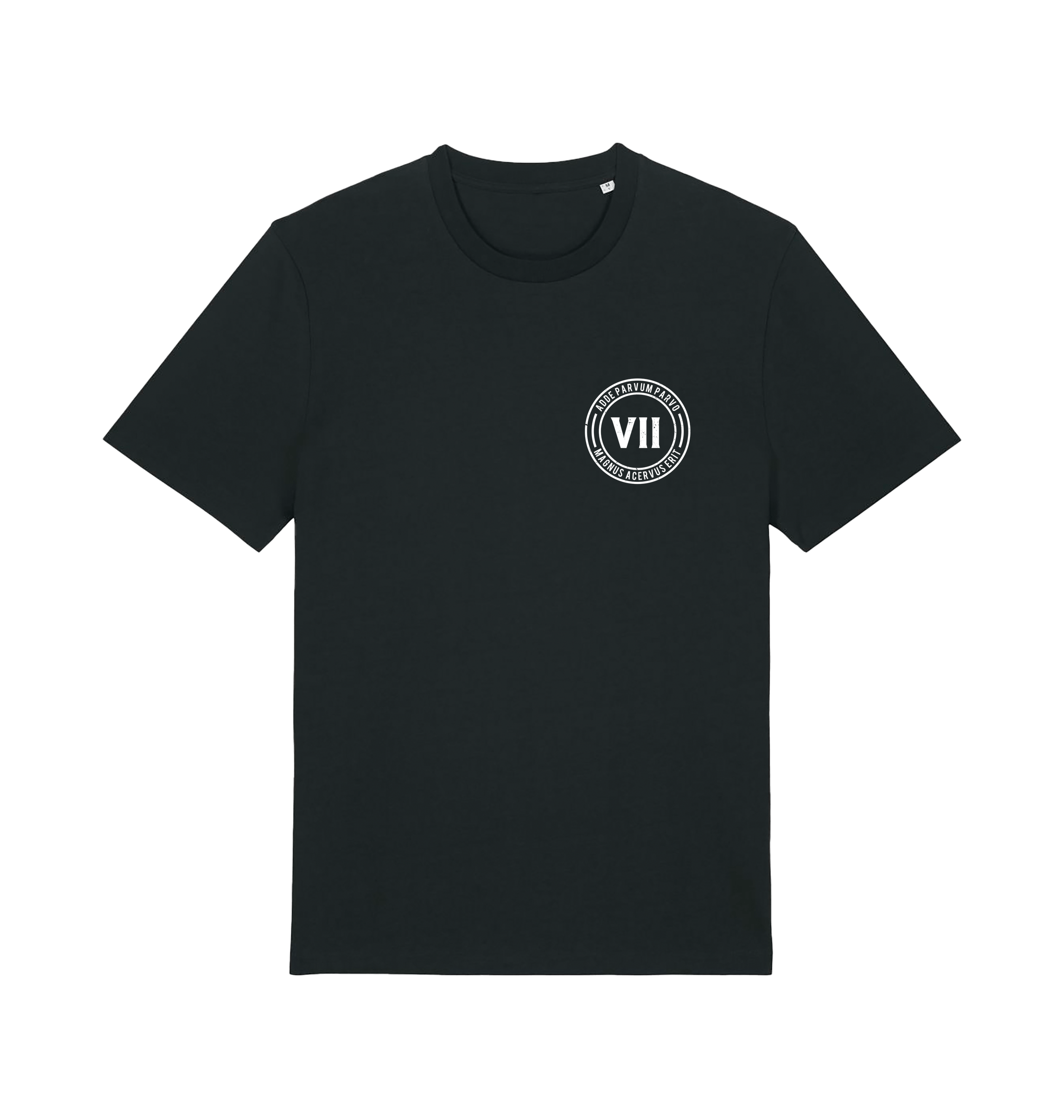 Black Printed T-shirt Front