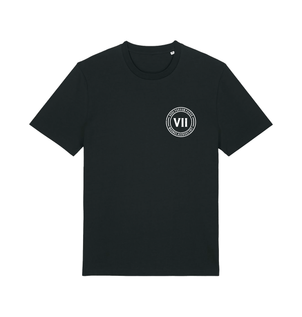Black Printed T-shirt Front