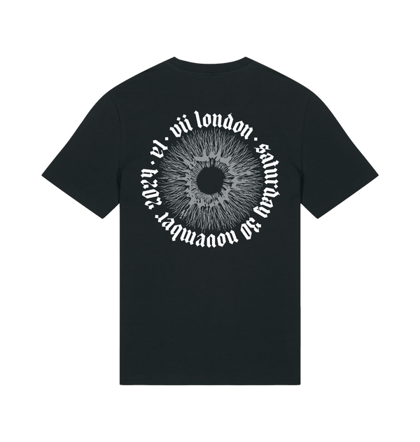 Black Printed T-shirt Back