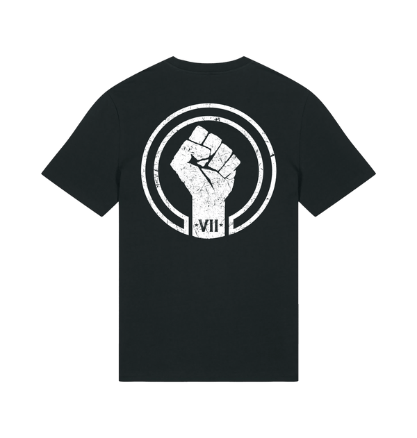Black Printed T-shirt Back